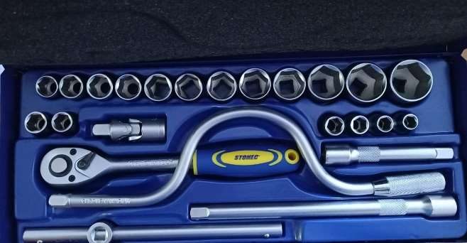 STONEC Socket Set 25 Pcs- 1/2" DR - STONEC 25 Pcs set