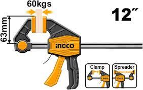 Quick bar clamp 12" INGCO