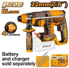 Cordless rotary hammer 22mm INGCO