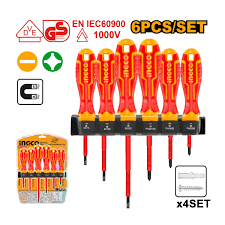 6 Pcs insulated screwdriver set INGCO