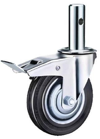 STONEC Swivel with Brake and Stem Caster 160 mm