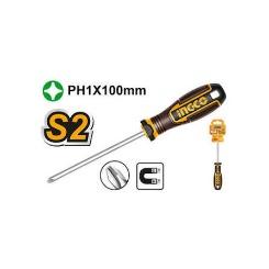 Phillips screwdriver PH1x100mm INGCO