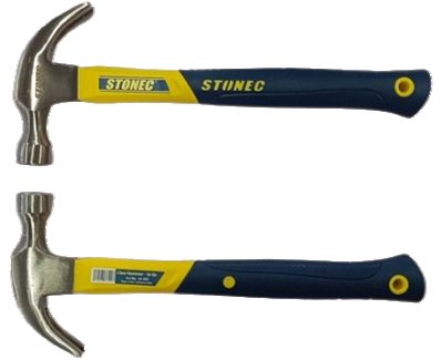 STONEC Straight Claw Hammer - Fiberglass Handle 12 oz