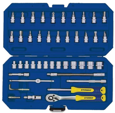 STONEC STONEC - 46 Pcs 1/4" Drive Socket Set 46 Pcs
