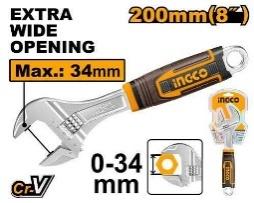 Adjustable wrench 200mm INGCO