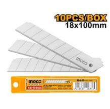 Knife Blade 10pcs 18x100mm INGCO