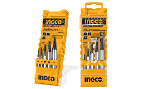 5 Pieces Screw Extractor Set INGCO