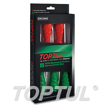 طقم مفك طرق 5 قطع TOPTUL
