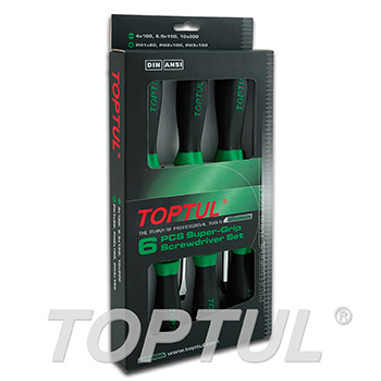 طقم مفك 6 قطع TOPTUL