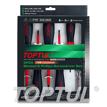 طقم مفك معزول 6 قطع TOPTUL