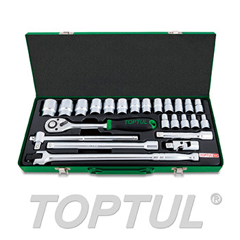 طقم حبوب 1/2"شنطة حديد TOPTUL