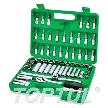طقم حبوب 3/8" 60 قطعة TOPTUL