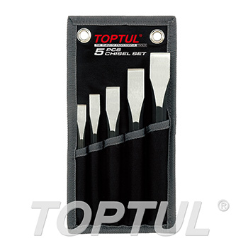 طقم ازميل اسود 5 قطع TOPTUL