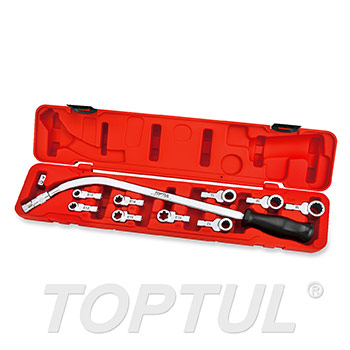 طقم فك بكرة الشداد TOPTUL 11PCS