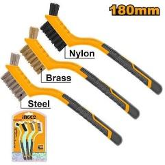 3 PCS Abrasive Brush Set INGCO