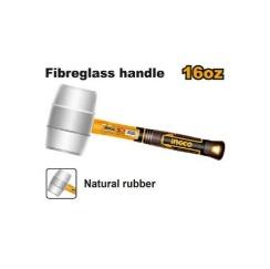 Rubber hammer Natural rubber 16oz INGCO