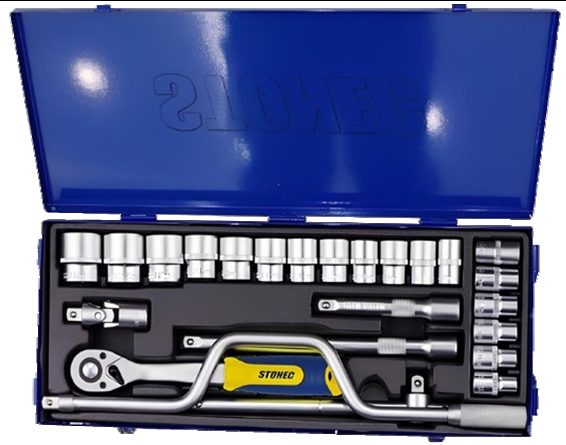 STONEC STONEC - Socket Set 24 Pcs- 1/2" DR 24 Pcs set