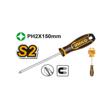 Phillips screwdriver PH2x150mm INGCO