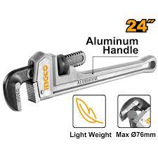 Aluminium Handle Pipe Wrench 24" INGCO