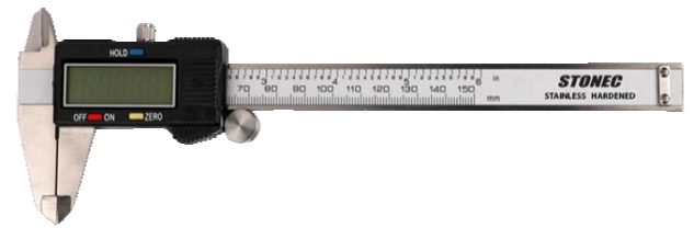 STONEC Digital Caliper With Screw - In Plastic Box 6" - 150mm