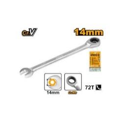 Ratchet spanner 14mm INGCO
